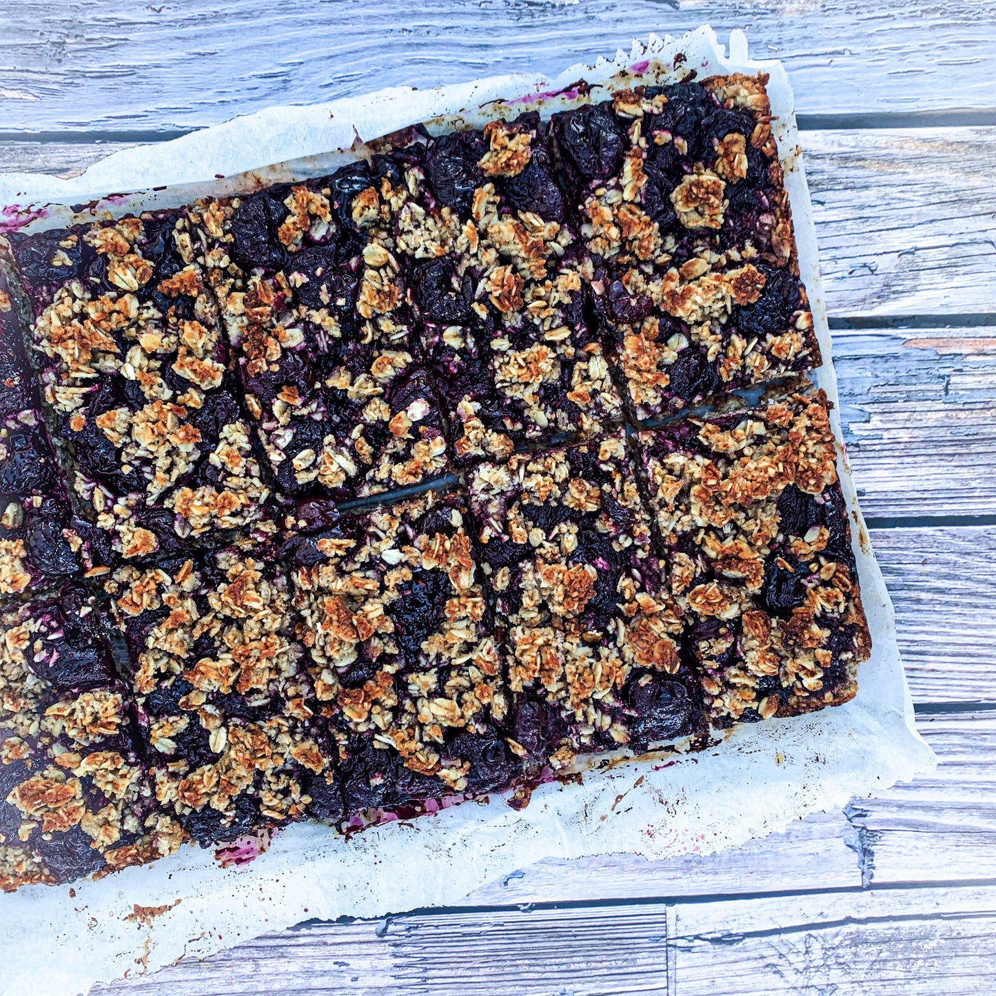 BLUEBERRY LEMON CRUMBLE BAR