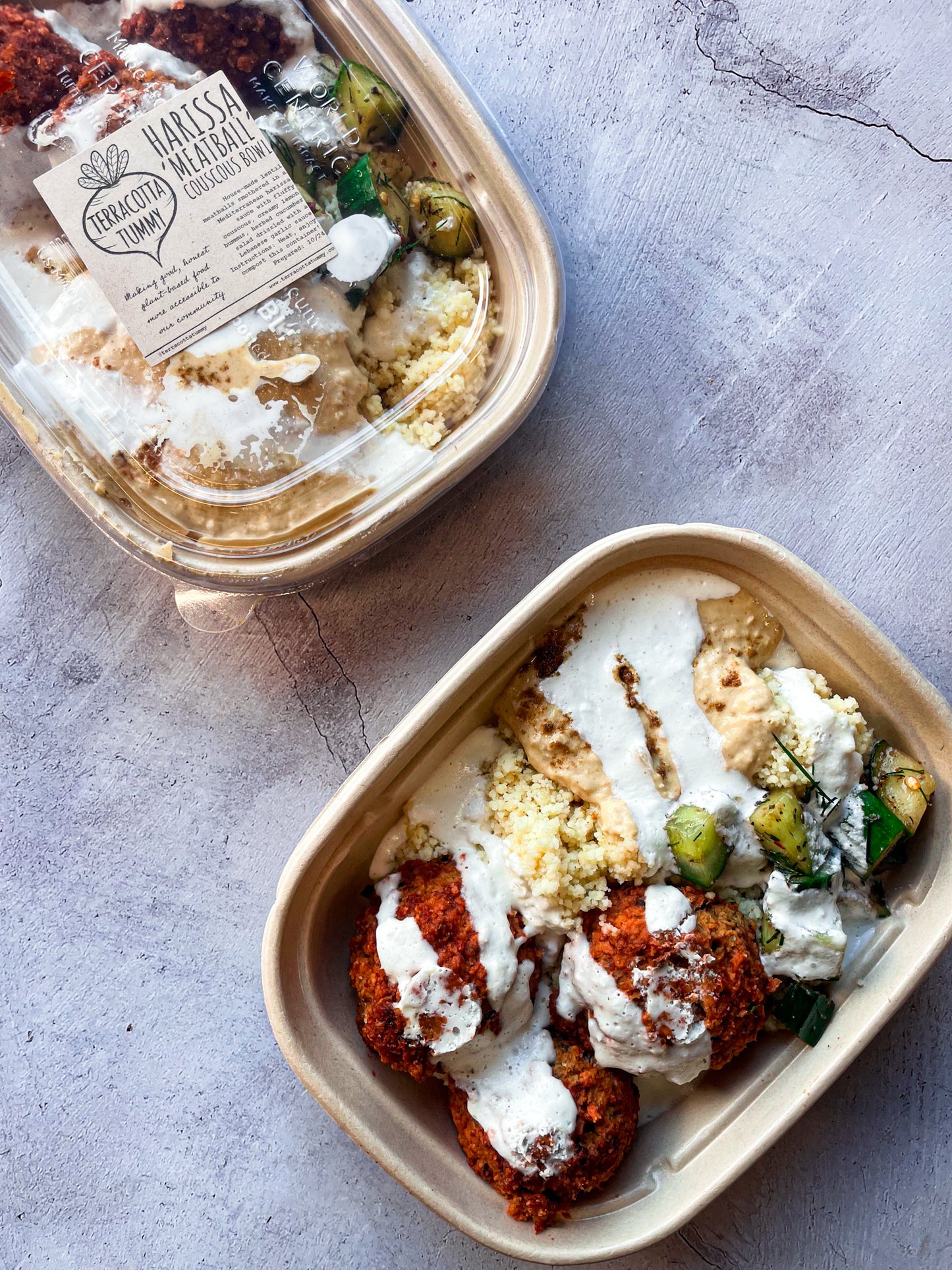 HARISSA MEATBALL COUSCOUS BOWL