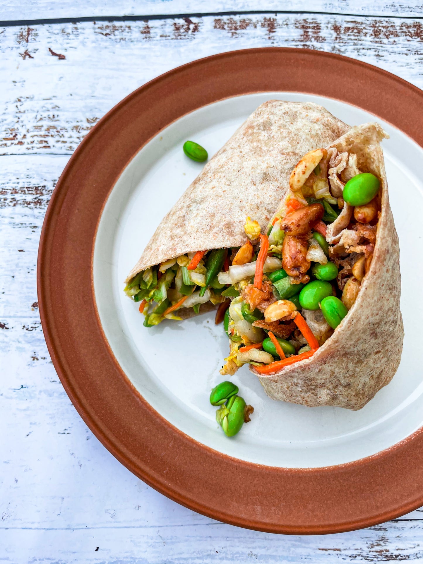 ASIAN EDAMAME CRUNCH WRAP