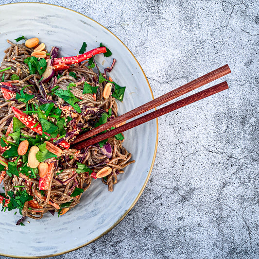 GINGER SESAME SOBA NOODLE SALAD