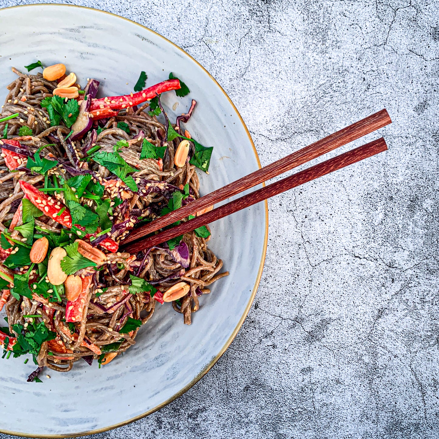 SESAME GINGER NOODLE SALAD