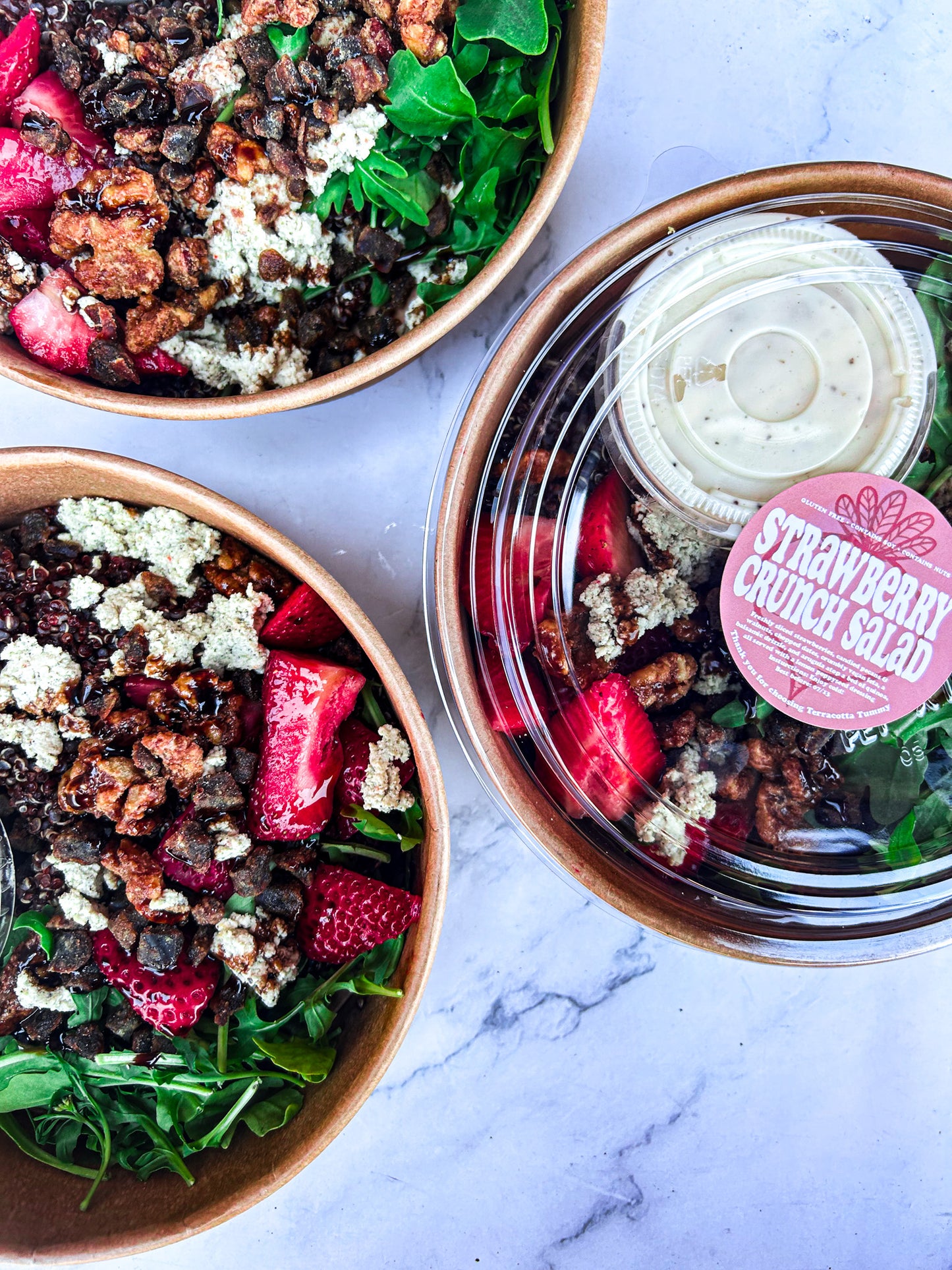 STRAWBERRY CRUNCH SALAD