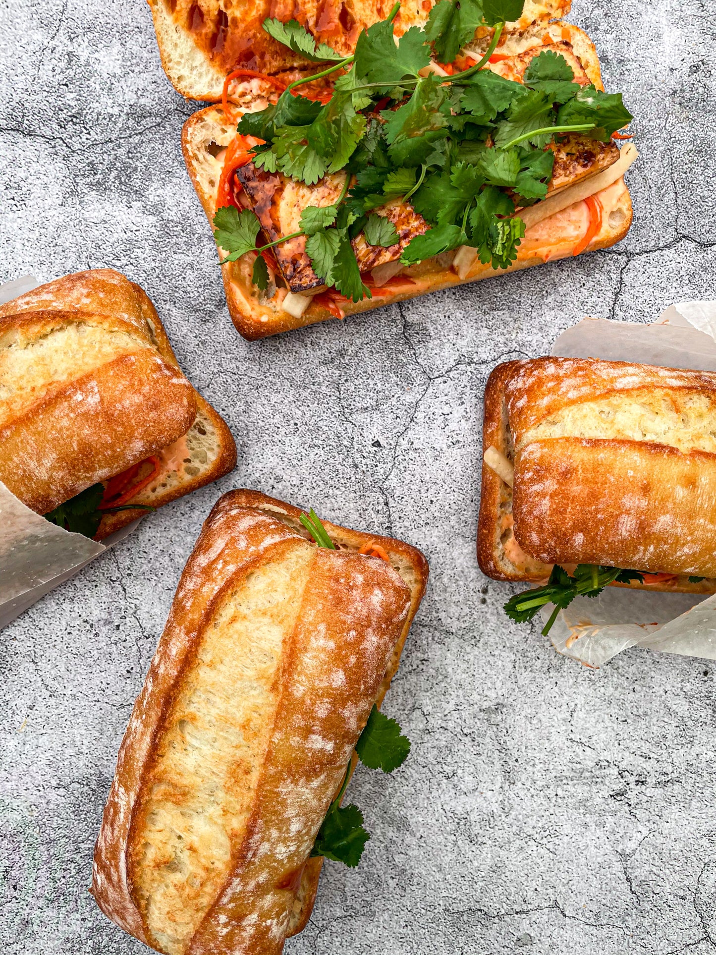 TOFU BANH MI PANINI