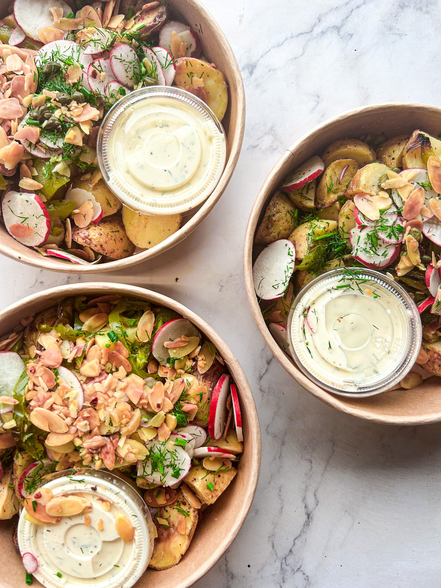 ALMOND CHILI CRISP POTATO SALAD (GF)